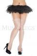 Music Legs: calze velate con pizzo e ricamo laterale. XL