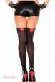 Music Legs: calze con stringatura sulla balza.