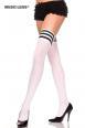 Music Legs: calze con righe nella balza.