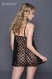 Babydoll a pois con nastro in satin.