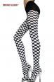 Music Legs: collant a scacchi.