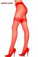 Music Legs: collant con disegno slip e balze.