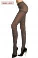 Music Legs: collant gessato grigio.