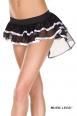 Music Legs: gonnellino petticoat in tulle con strass.