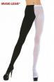 Music Legs: collant bicolore opachi.