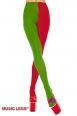 Music Legs: collant bicolore opachi.