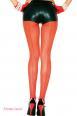 Music Legs: collant velato con riga di cucitura.