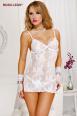 Music Legs: chemise in pizzo con perizoma. 3 colori.