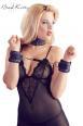 Set bondage nero/viola.