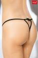 Softline - Tanga con strass e fiocchetto.