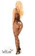 Martina - Catsuit a rete con ricami.