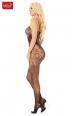 Ivy - Catsuit con ricami floreali.