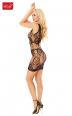 Zoe - Chemise a rete con ricami.