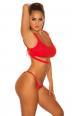 Tanga bikini brasiliano KouCla rosso.