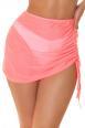 Minigonna/copricostume Koucla colore corallo.
