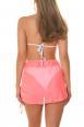 Minigonna/copricostume Koucla colore corallo.