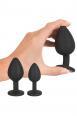 Kit 4 pezzi Black Velvets in silicone.