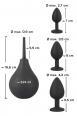 Kit 4 pezzi Black Velvets in silicone.