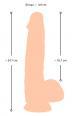Dildo Nature Skin con pelle movibile. 19 cm