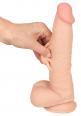 Dildo Nature Skin con pelle movibile. 25 cm