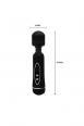 Massaggiatore magico Power Wand con 3 cappucci.