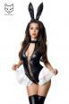 Stacy - Body coniglietta con orecchie, codino e fiocco.