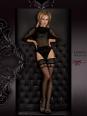 Ballerina: calze autoreggenti con ricami. Art. 344 nero
