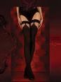 Ballerina: calze autoreggenti con ricami. Art. 345