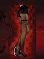 Ballerina: collant nero/lurex effetto reggicalze. Art. 348