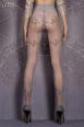 Ballerina: collant con ricami. Grigio. Art. 413