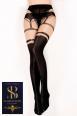 Collant nero effetto reggicalze. Art. 498
