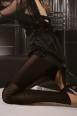 Ballerina: leggings neri in microfibra. Art. 038