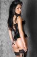 CHILIROSE: Bustino + tanga DARK ANGEL.