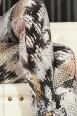 Leggings pitonati rosa/nero.