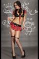 Costume scolaretta sexy 6 pz.