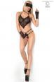 CHILIROSE Lingerie: body set 3 pezzi. Nero