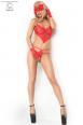 CHILIROSE Lingerie: body set 3 pezzi. Rosso