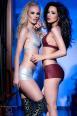CHILIROSE: Top e short. Argento