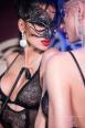 Maschera filigranata con strass. Mod. 4326