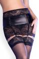 Completo intimo 3 pezzi con rifiniture in pizzo.