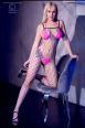 Catsuit a rete larga.
