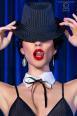 Travestimento gangster 5 pezzi con cappello.