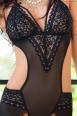 Body con coda in tulle.