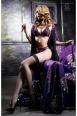 CHILIROSE: vestaglia in tulle con pizzo.