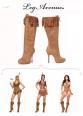 Leg Avenue: stivali mod. Cheyenne.