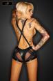 Body schiena nuda con bretelle posteriori.
