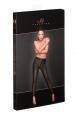 Leggings tagliati al laser con zip intera al cavallo.