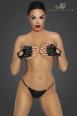 Guanti senza dita in PVC.