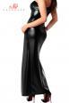 Abito midi con top in pizzo asimmetrico.