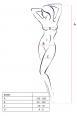 Catsuit rete con asolature.